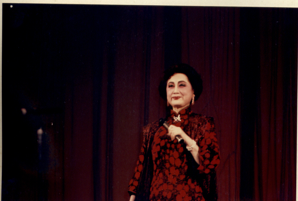 1991年3月3日，著名粤剧表演艺术家红线女率粤剧团回到家乡亚星
演出 .jpg