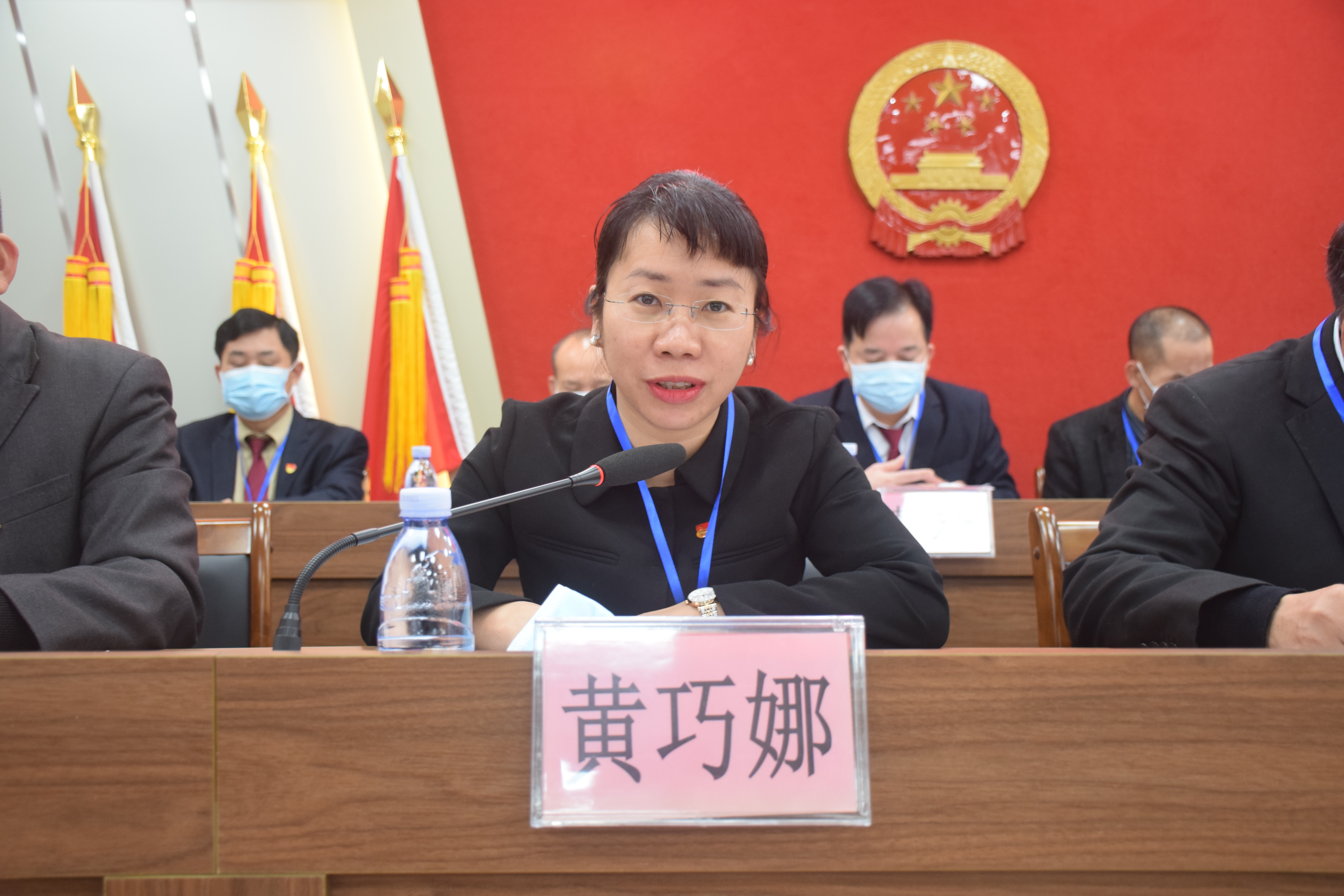 2黄巧娜同志作政府工作报告.JPG