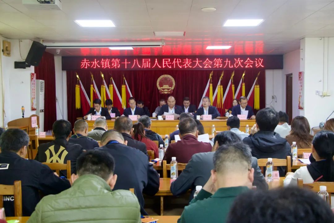 履职尽责强作为 凝心聚力谋发展——赤水镇第十八届人民代表大会第九次会议胜利召开