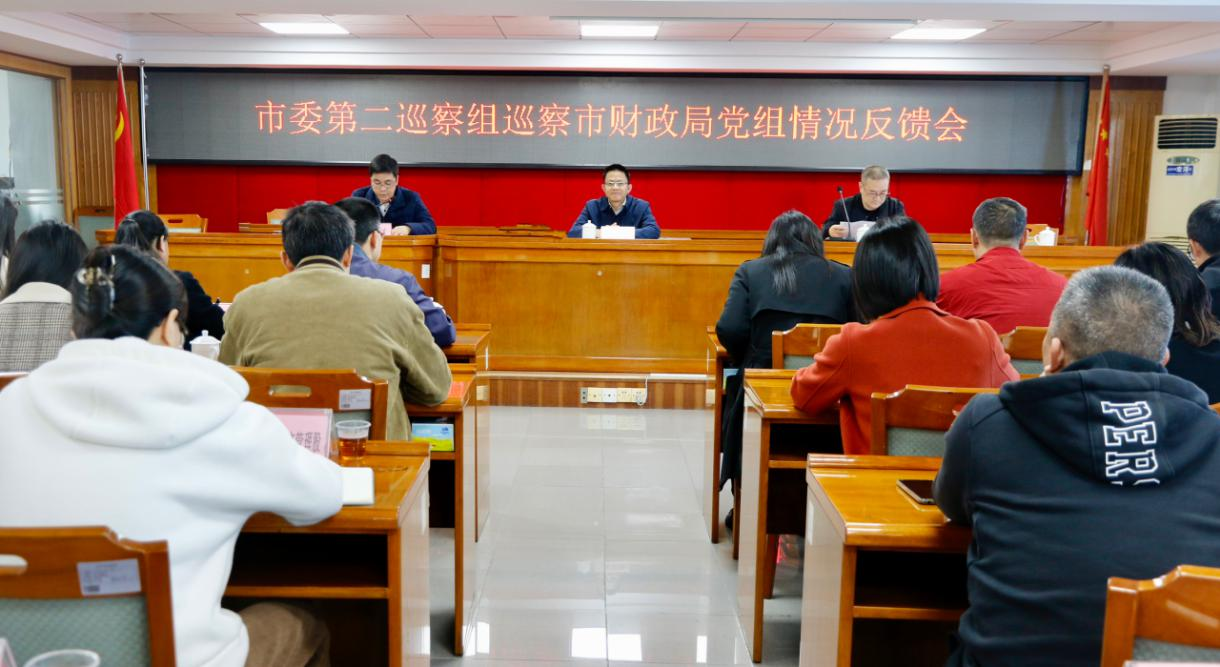 市委第二巡察组向市财政局党组反馈巡察情况